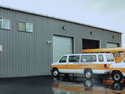 The Basic office/warehouse building is perfect for a Serv-Pro franchise or your small business office, shop or storage.